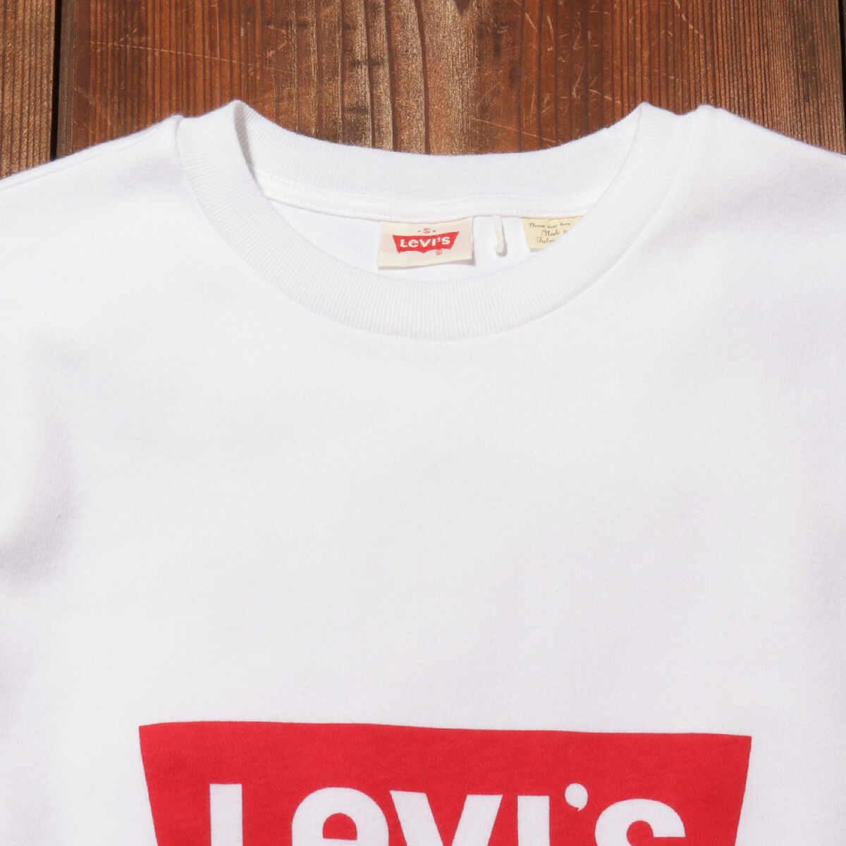 LEVI'S® VINTAGE CLOTHING 70S バットウィングロゴTシャツ WHITE